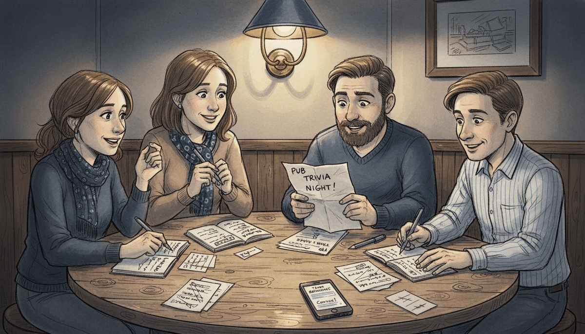 How to Throw a Quiz Night — illustrative photo