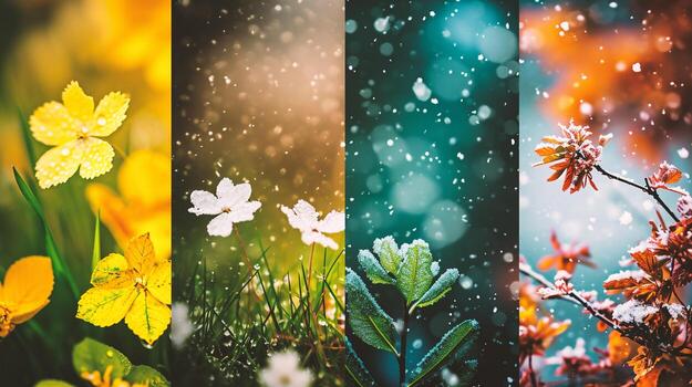 Which Season Are You? — playful illustration