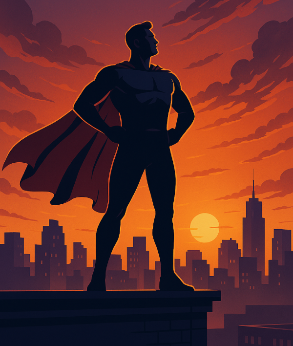 Which Superhero Are You? — playful illustration